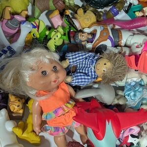 Assorted Lot of Kids Action Figures Dolls Toys Playskool Fisher Price Mattel